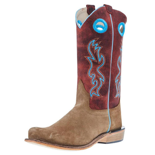 Old West Kid's Tan and Red Western Boot KIDS - Footwear - Boots Old West