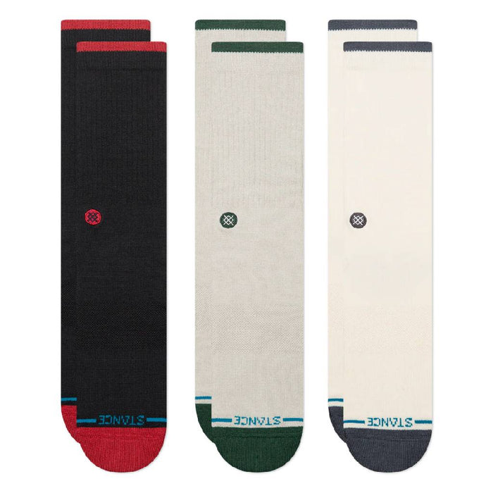 Stance Men's 3 Pack Toner Crew Socks