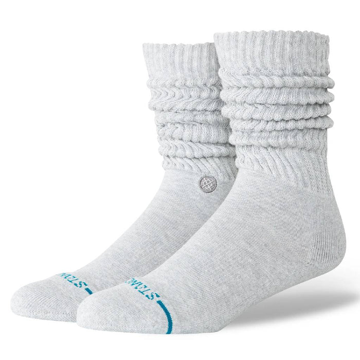 Stance Women's Icon Slouch Heather Grey Crew Socks