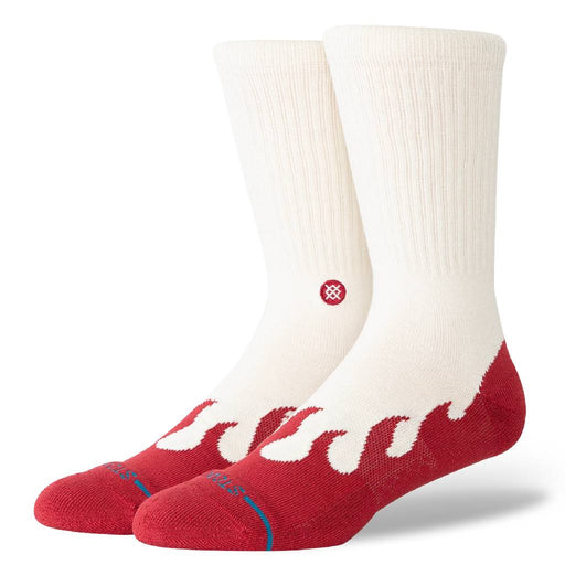 Stance Men's Heating Up Red Crew Socks MEN - Clothing - Underwear, Socks & Loungewear - Socks Stance