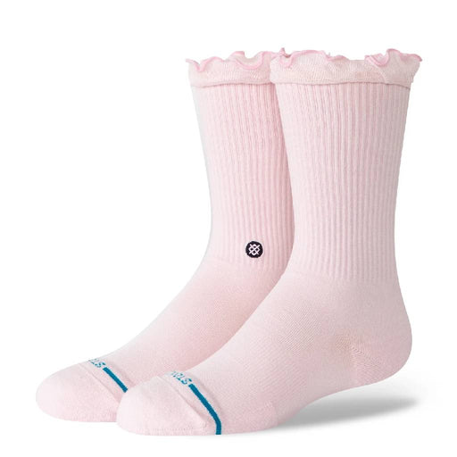 Stance Youth Icon Ruffle Pink Crew Socks KIDS - Accessories - Socks & Underwear Stance