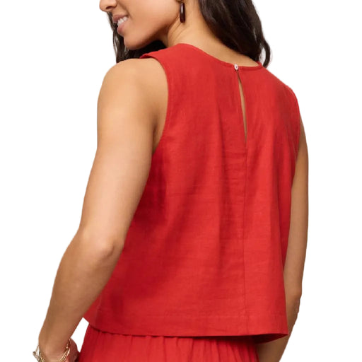 Z Supply Sloane Linen Chili Pepper Top WOMEN - Clothing - Tops - Sleeveless Z Supply