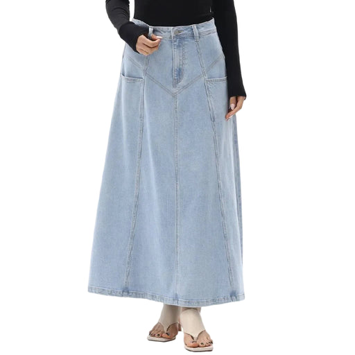 Bayeas Caius Mid Rise Light Blue Skirt WOMEN - Clothing - Skirts Bayeas