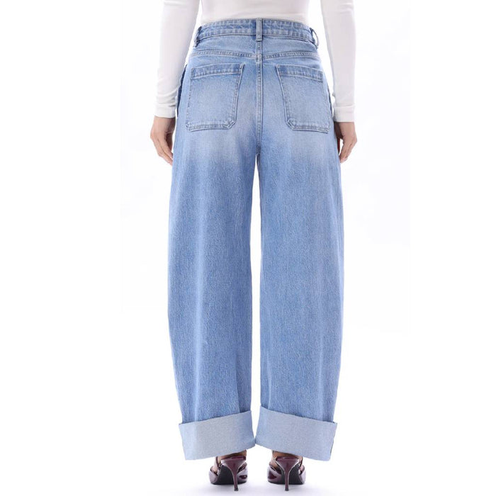 Bayeas Berlin High Rise Barrel Jean