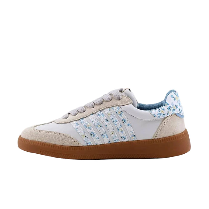 ShuShop Girl's Stevie Mini Blue Print Sneaker