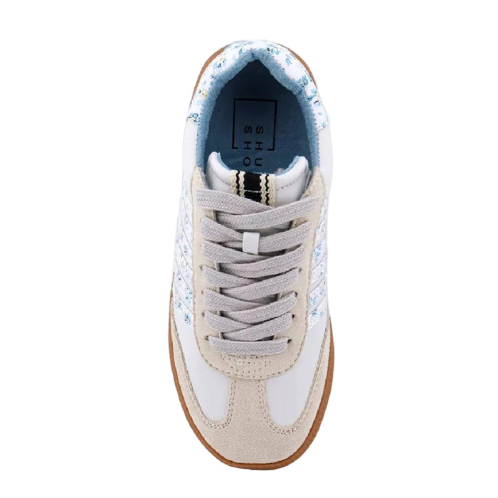 ShuShop Girl's Stevie Mini Blue Print Sneaker