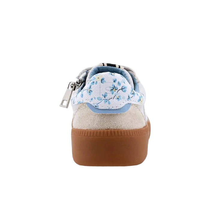 ShuShop Toddler Girl's Stevie Mini Blue Print Sneaker