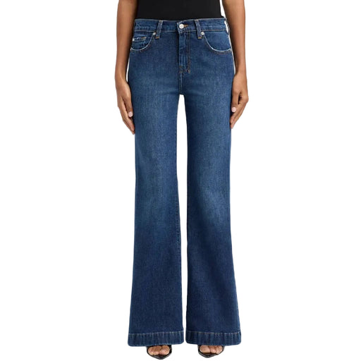 7 For All Mankind Dojo Tailorless Flare - Indiglow WOMEN - Clothing - Jeans 7 For All Mankind