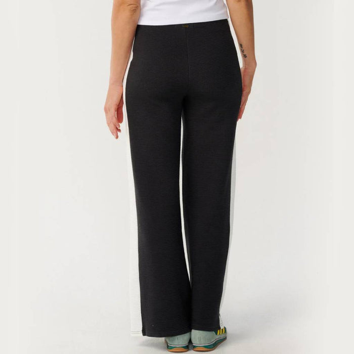 Rip Curl Women's Retro Swell Wide Leg Washed Black Pant