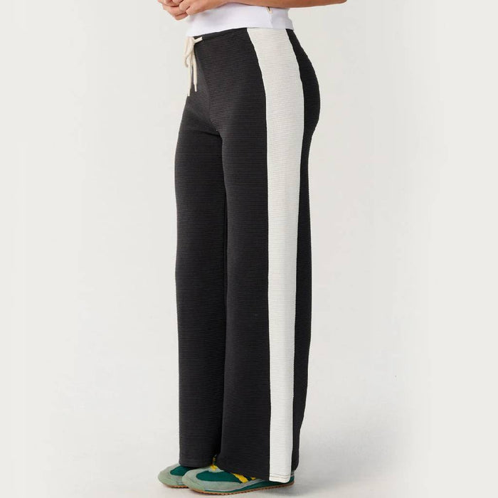 Rip Curl Women's Retro Swell Wide Leg Washed Black Pant