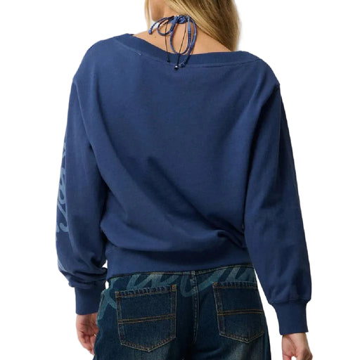 Rip Curl Women's Archive Off Shoulder Indigo Crew Pullover WOMEN - Clothing - Pullovers & Hoodies Rip Curl
