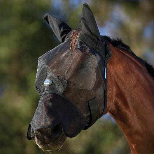 Weatherbeeta Comfitec Insect Guard Fly Mask w/Ears and Nose Equine - Fly & Insect Control Weatherbeeta