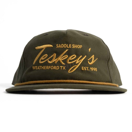 Teskey's Embroidery Rope Cap - Loden/Gold TESKEY'S GEAR - Baseball Caps Teskey's