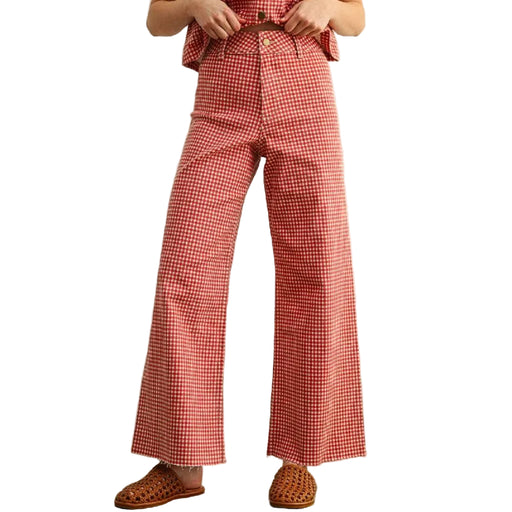 Red Gingham Pants WOMEN - Clothing - Pants & Leggings Miou Muse