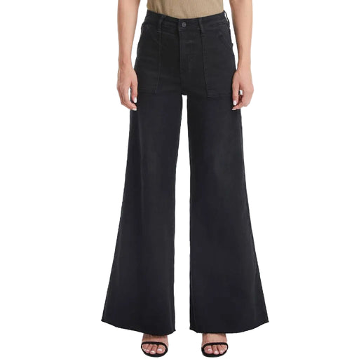 Bayeas Utility Patch Pocket High Rise Wide Leg Jean WOMEN - Clothing - Jeans Bayeas