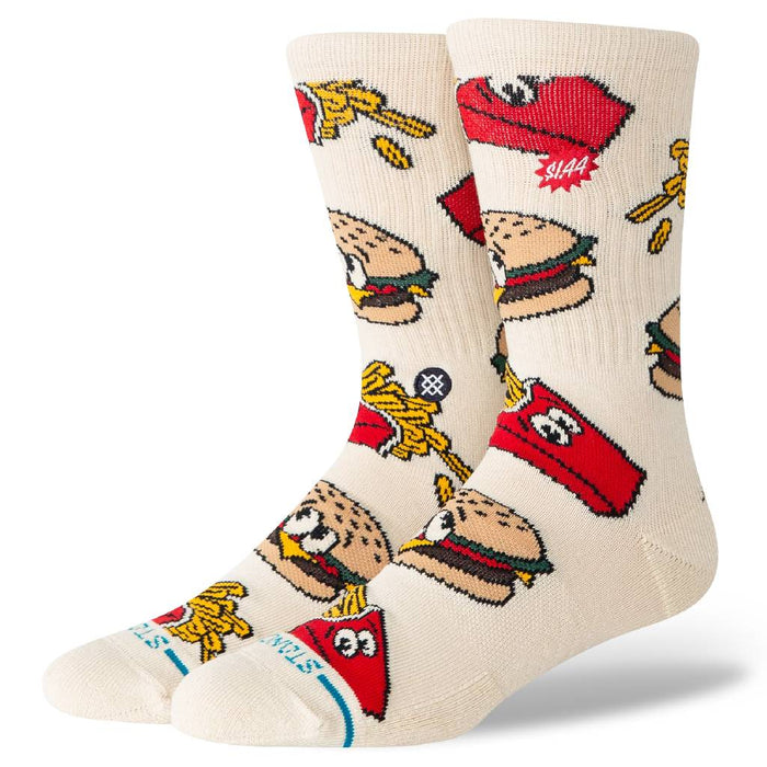 Stance Men's Combo Meal Tan Crew Socks
