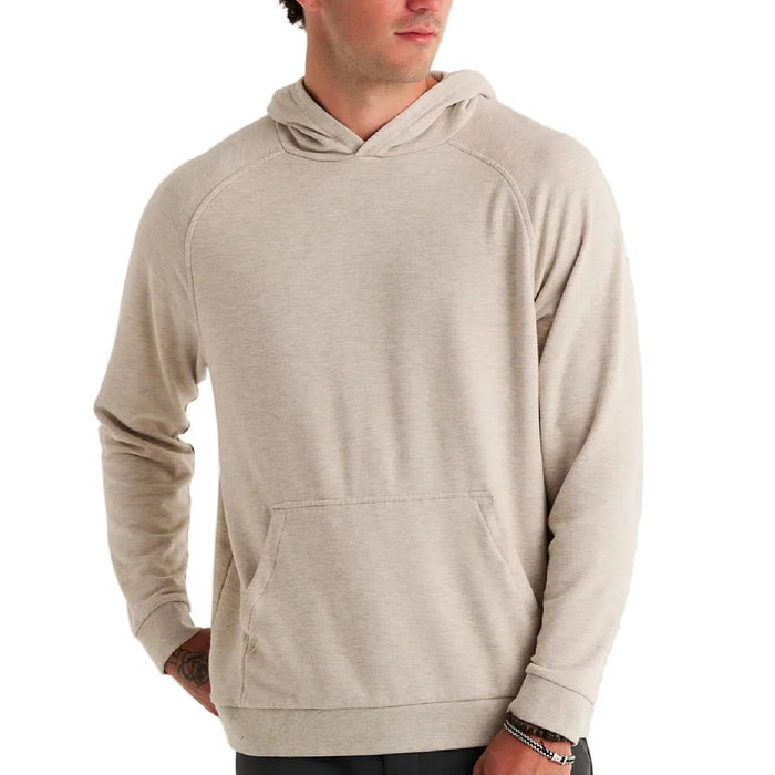Free Fly Men's Bamboo Lightweight Fleece Hoodie - Heather Desert Tan