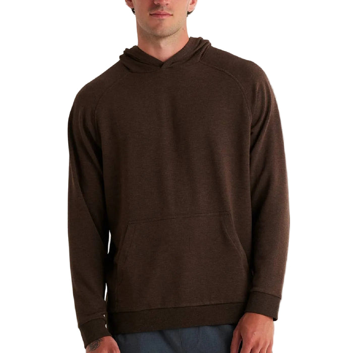Free Fly Men's Bamboo Lightweight Fleece Hoodie - Heather Dark Brown
