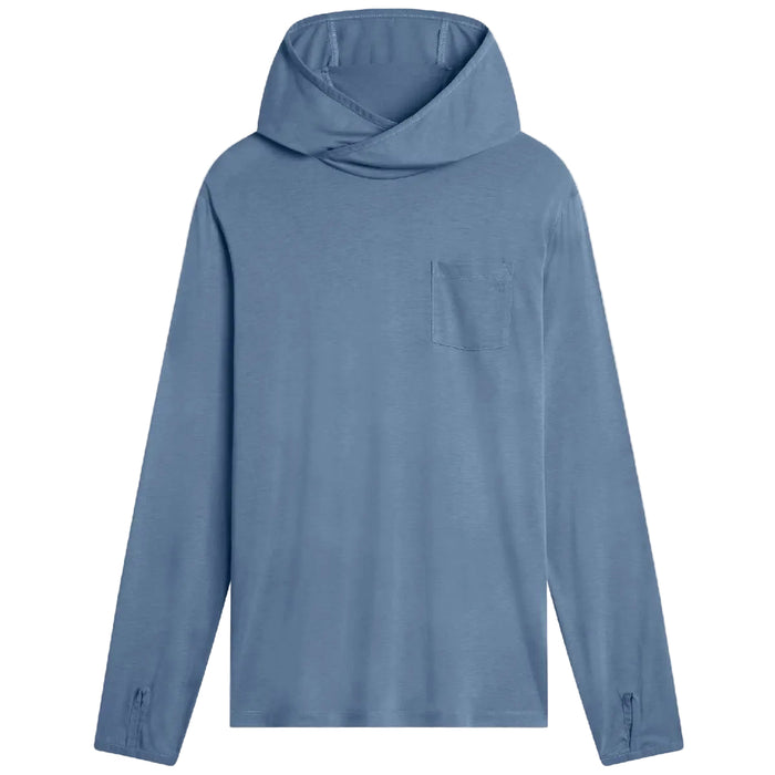 Free Fly Men's Bamboo Lightweight Hoodie - Pacific Blue
