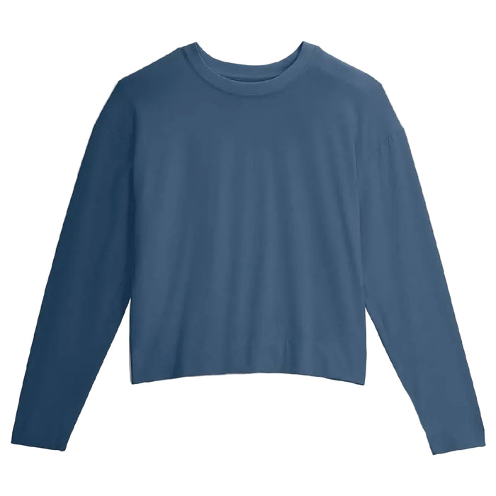 Free Fly Women's Bamboo Shade Crossover Top - Pacific Blue