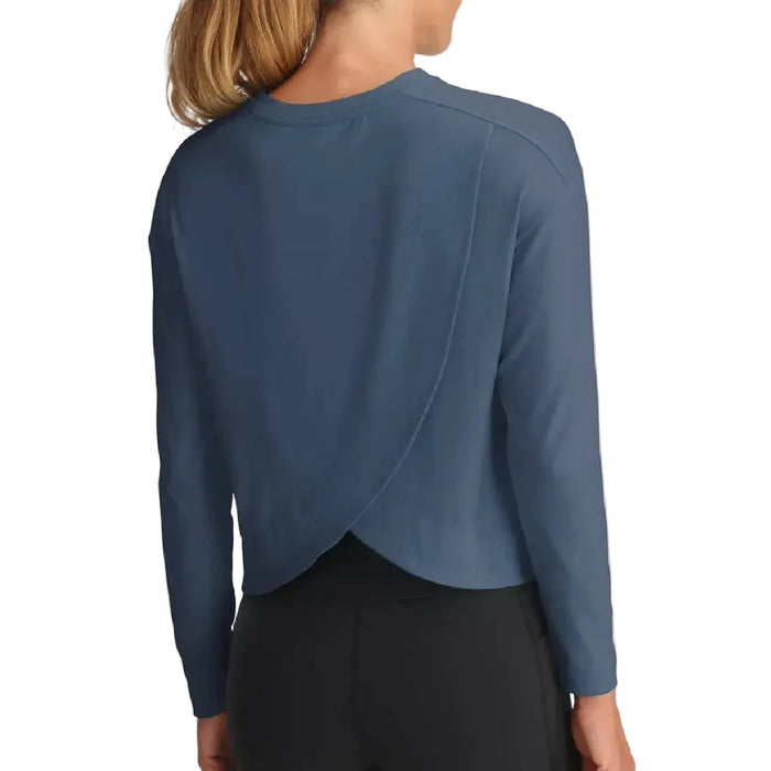 Free Fly Women's Bamboo Shade Crossover Top - Pacific Blue
