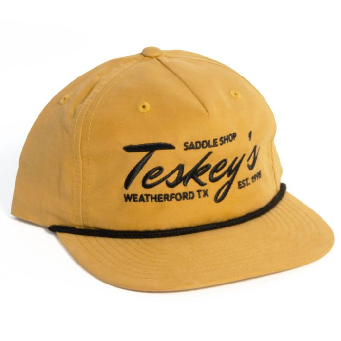 Teskey's Saddle Shop Rope Cap - Biscuit/Black
