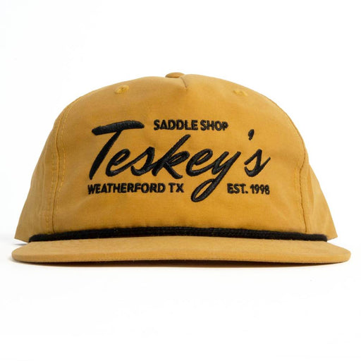Teskey's Saddle Shop Rope Cap - Biscuit/Black TESKEY'S GEAR - Baseball Caps Teskey's
