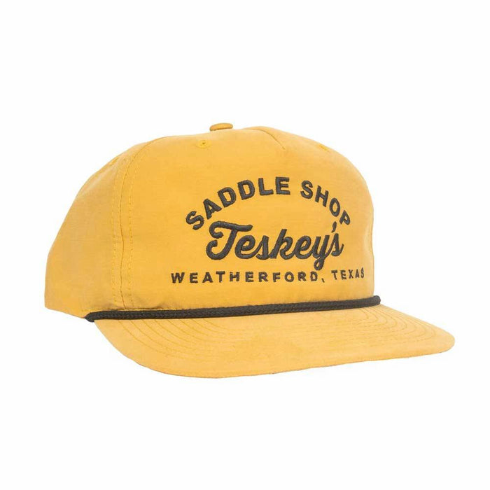 Teskey's Saddle Shop Rope Cap - Biscuit/Black Rope TESKEY'S GEAR - Baseball Caps Teskey's