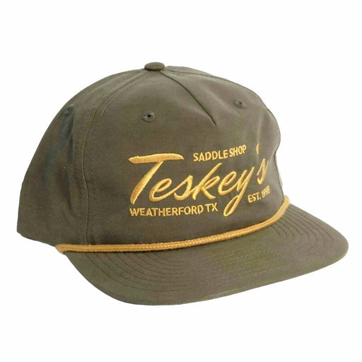 Teskey's Embroidery Rope Cap - Loden/Gold TESKEY'S GEAR - Baseball Caps Teskey's