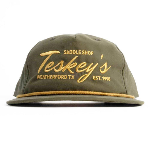 Teskey's Embroidery Rope Cap - Loden/Gold TESKEY'S GEAR - Baseball Caps Teskey's