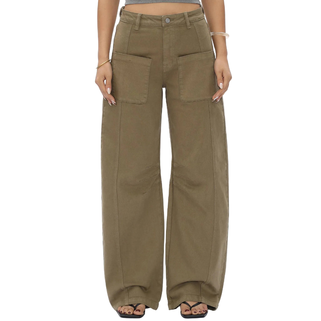 Bayeas Berlin High Rise Barrel Jean WOMEN - Clothing - Pants & Leggings Bayeas