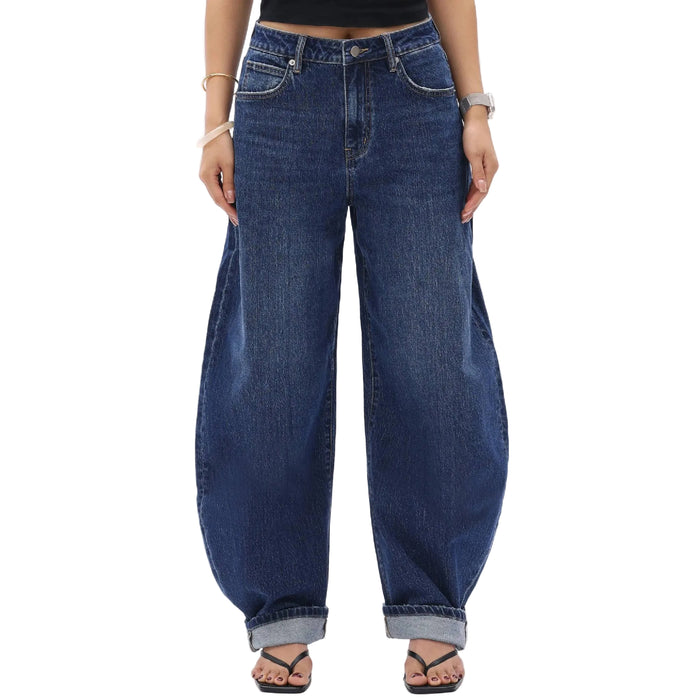 Bayeas Tokyo Mid Rise Barrel Jean