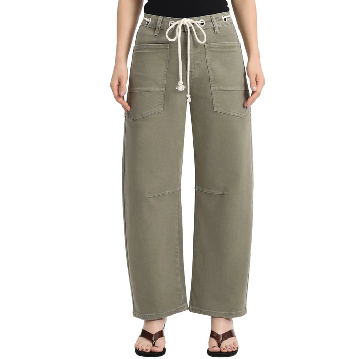 Bayeas Greta High Rise Barrel Jean