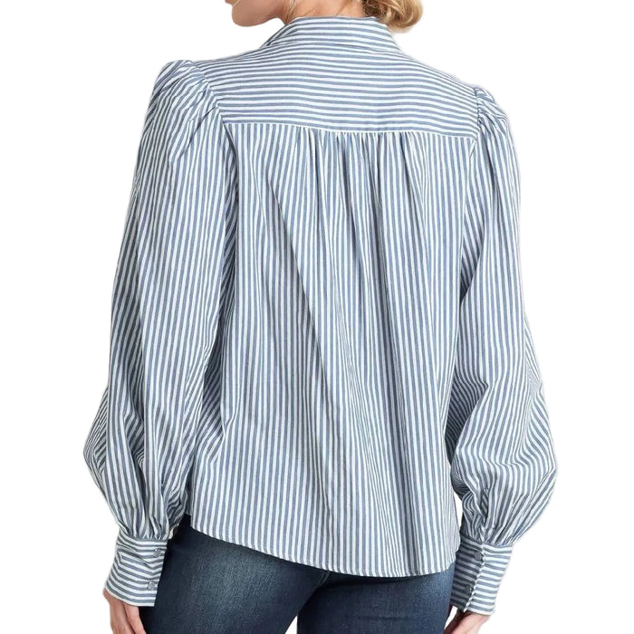 Tie Front Stripe Top