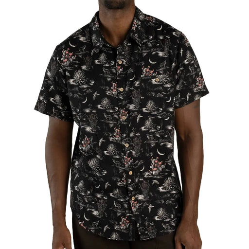 Sendero Provisions Men's City Slicker Nocturnal Black Button Down Shirt MEN - Clothing - Shirts - Short Sleeve Sendero Provisions Co