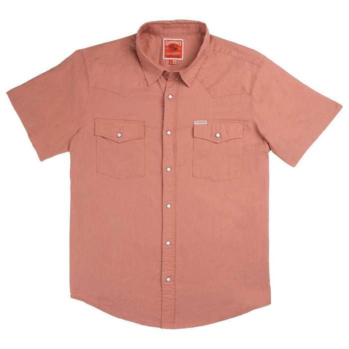 Sendero Provisions Men's Wyatt Solid Pearl Snap Shirt