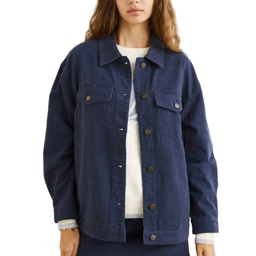 Essential Dark Blue Oversized Jacket WOMEN - Clothing - Outerwear - Jackets Rhythm