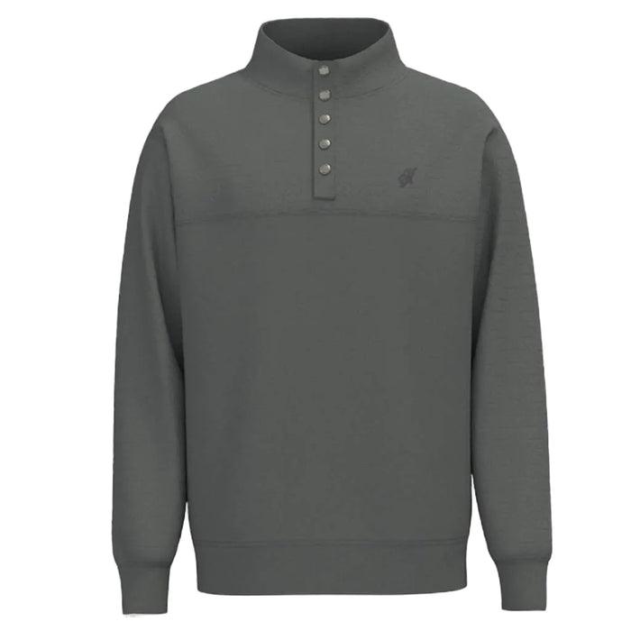 Hooey Men's Stevie Steel Grey Aztec Pullover