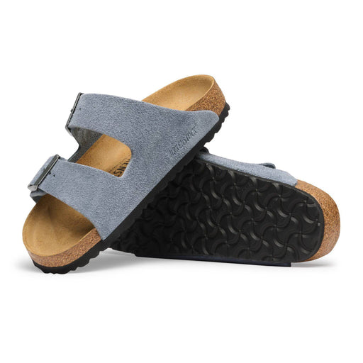 Birkenstock Arizona Suede - Stone Blue WOMEN - Footwear - Casuals Birkenstock