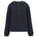 Hooey Women's Cowgirl Corduroy 1/4 Zip Navy Hoodie WOMEN - Clothing - Pullovers & Hoodies Hooey