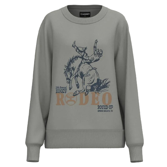 Hooey Women's Stallion Crew Grey Pullover