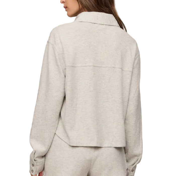 Z Supply Waffle Grey Thermal Top