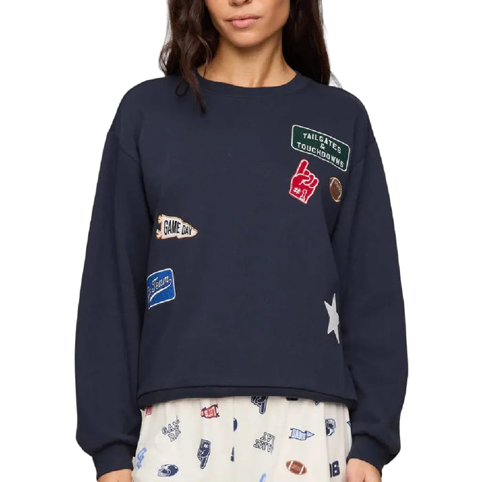 Z Supply Boyfriend Patch Sweatshirt