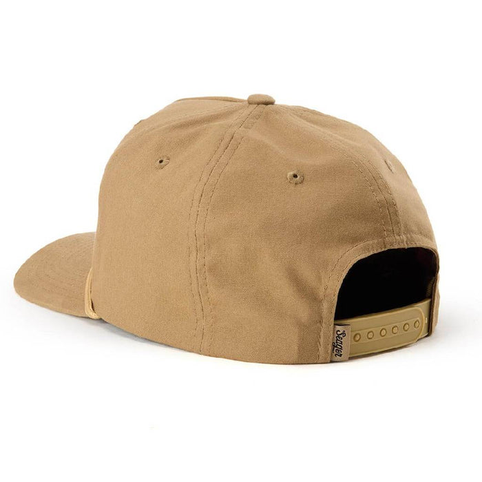 Seager Badge British Khaki Snapback Cap