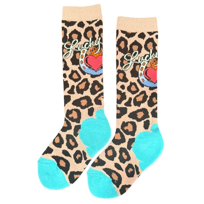 Lucky Chuck Youth Lucky Leopard Socks