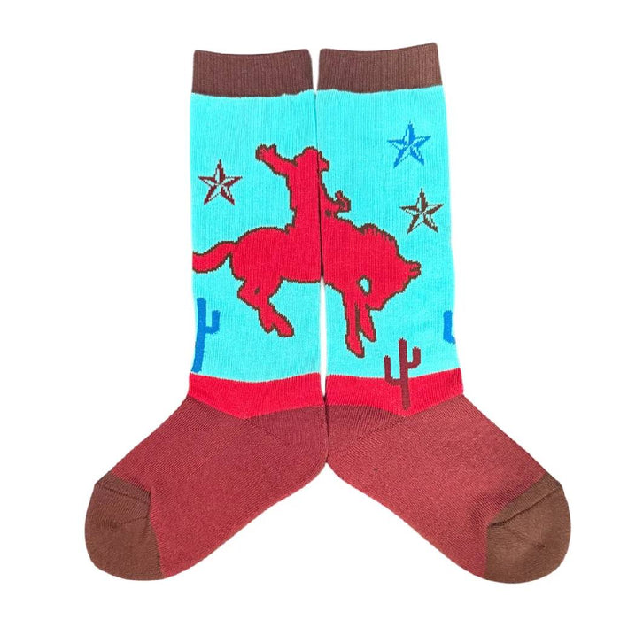 Lucky Chuck Youth Sunset Rodeo Socks
