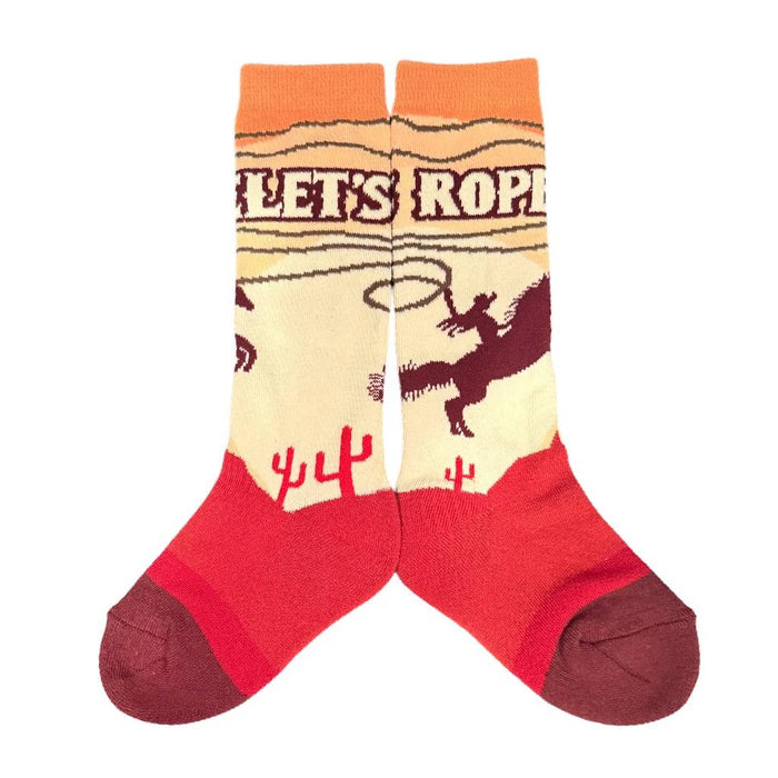 Lucky Chuck Youth Let's Rope Socks