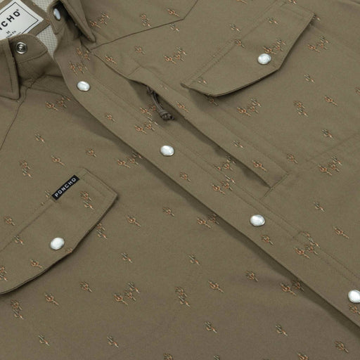 Poncho The Sonora Western Shirt - Slim Fit MEN - Clothing - Shirts - Short Sleeve Poncho Outdoors