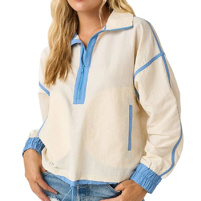 Nylon 1/2 Zip Pullover