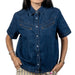Freeman Ranch Denim Snap Top WOMEN - Clothing - Tops - Short Sleeved RODEO QUINCY